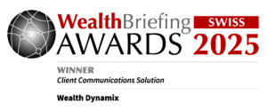 WealthBriefing Swiss Awards 2025 - Best Client Communications Solution